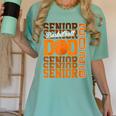 2026 Basketball Senior Dad Graduation Matching Family Women's Comfort Colors T-Shirt Chalky Mint