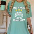 2nd Grade Graduation Video Gamer Tee Women's Comfort Colors T-Shirt Chalky Mint