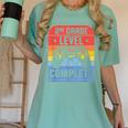 2nd Grade Level Complete Graduation Student Video Gamer Women's Comfort Colors T-Shirt Chalky Mint