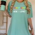 4th Grade Here I Come Cute 3rd Grade Graduation Shirt Women's Comfort Colors T-Shirt Chalky Mint