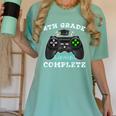 4th Grade Level Complete Gamer 4 Grade Graduation Women's Comfort Colors T-Shirt Chalky Mint