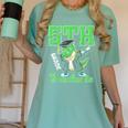 5th Grade Graduate Dinosaur Dab Graduation School Women's Comfort Colors T-Shirt Chalky Mint