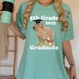 5th Grade Graduation Class Of 2023 Capybara Fifth Graduate Women's Comfort Colors T-Shirt Chalky Mint