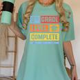 5th Grade Level Complete Shirt Graduation Last Day Of School Women's Comfort Colors T-Shirt Chalky Mint