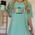 8th Eighth Grade Graduation 2025 Graduate Last Day Of School Women's Comfort Colors T-Shirt Chalky Mint