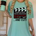 8th Grade Graduation 2026 Graduate Clapperboard Women's Comfort Colors T-Shirt Chalky Mint