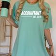 Accountant Est 2019 Graduation Idea Women's Comfort Colors T-Shirt Chalky Mint