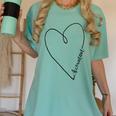 Accountant Heart Shirt Graduation Women's Comfort Colors T-Shirt Chalky Mint