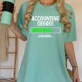 Accounting Degree Loading Shirt Graduation Student Women's Comfort Colors T-Shirt Chalky Mint