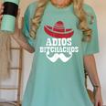 Adios Bitchachos For Graduation Or Cinco De Mayo T-Shirt Women's Comfort Colors T-Shirt Chalky Mint