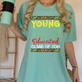 African American High School Graduation Grad Shirt Women's Comfort Colors T-Shirt Chalky Mint