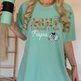 Army National Guard Papa Army National Guard Graduation Papa Women's Comfort Colors T-Shirt Chalky Mint