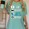 Athletic Trainer Eat Sleep Tape Ankles Graduation Women's Comfort Colors T-Shirt Chalky Mint