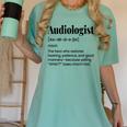 Audiologist Audiology Student Graduation Ear Doctor Women's Comfort Colors T-Shirt Chalky Mint