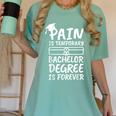 Bachelor Degree Graduation Women's Comfort Colors T-Shirt Chalky Mint