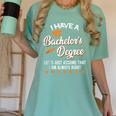 Bachelor Graduation 2026 Always Right Bachelor Degree Women's Comfort Colors T-Shirt Chalky Mint