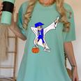 Basketball Dabbing Shirt Senior Graduation Him Her Women's Comfort Colors T-Shirt Chalky Mint