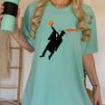 Basketball Slam Dunk Elementary Graduation 2025 6th Grade Women's Comfort Colors T-Shirt Chalky Mint