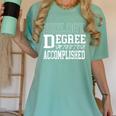 Biology Degree For College Graduation Tee Shirt T-Shirt Women's Comfort Colors T-Shirt Chalky Mint