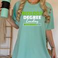 Biology Degree Loading Graduation Student Teacher Biologist Women's Comfort Colors T-Shirt Chalky Mint