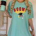 Boom Graduation Hat And Diploma For Proud Graduate Women's Comfort Colors T-Shirt Chalky Mint