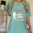 Boot Camp Graduation Military Cousin Support Tee Women's Comfort Colors T-Shirt Chalky Mint