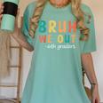 Bruh We Out 6th Graders Sixth Grade Graduation Women's Comfort Colors T-Shirt Chalky Mint