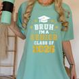 Bruh I'm A Senior Class Of 2026 Graduation School Women's Comfort Colors T-Shirt Chalky Mint