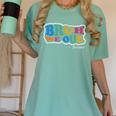 Bruh We Out Seniors End Of School Student Graduation Class Women's Comfort Colors T-Shirt Chalky Mint