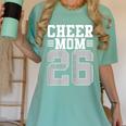 Cheer Mom Senior 2026 Cheerleaders Graduation Mother Women's Comfort Colors T-Shirt Chalky Mint
