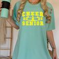 Cheerleading Senior Night Cheer Senior 2025 Graduation 10 Women's Comfort Colors T-Shirt Chalky Mint