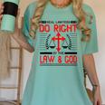 Christian Lawyer Attorney Law Student Graduation Exam Women's Comfort Colors T-Shirt Chalky Mint