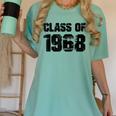 Class Of 1968 High School College Graduation Reunion Women's Comfort Colors T-Shirt Chalky Mint