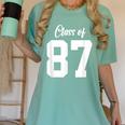 Class Of 1987 Matching Graduation High School Reunion Women's Comfort Colors T-Shirt Chalky Mint