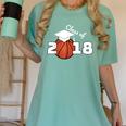 Class Of 2018 Basketball Senior Graduation Shirt Grad Women's Comfort Colors T-Shirt Chalky Mint