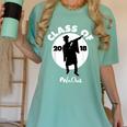 Class Of 2018 Dabbing Graduations Shirt-High School Grad Tee Women's Comfort Colors T-Shirt Chalky Mint