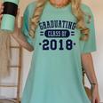 Class Of 2018 Shirts For Seniors Graduation Women's Comfort Colors T-Shirt Chalky Mint