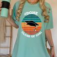 Class Of 2021 Done Senior Graduation Retro Sunset Women's Comfort Colors T-Shirt Chalky Mint