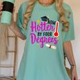 Class Of 2022 Four Degrees Hotter Graduation Day Master Grad Women's Comfort Colors T-Shirt Chalky Mint
