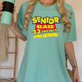 Class Of 2022 Senior 2000s Animated Movie Style Graduation Women's Comfort Colors T-Shirt Chalky Mint