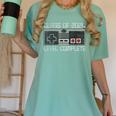 Class Of 2024 Level Complete Video Gamer Senior Graduation Women's Comfort Colors T-Shirt Chalky Mint
