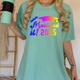 Class Of 2025 Mastered It College Masters Degree Graduation Women's Comfort Colors T-Shirt Chalky Mint