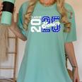 Class Of 2025 Senior 2025 Back To School Graduation Party Women's Comfort Colors T-Shirt Chalky Mint