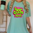 Class Of 2025 Senior Fresh 90s TV Style Retro Graduation Women's Comfort Colors T-Shirt Chalky Mint