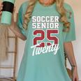 Class Of 2025 Senior 2025 Graduation 2025 Soccer Women's Comfort Colors T-Shirt Chalky Mint