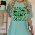 Class Of 2025 Senior Green Student Graduation Women's Comfort Colors T-Shirt Chalky Mint