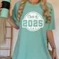 Class Of 2025 Senior School Graduation College Women's Comfort Colors T-Shirt Chalky Mint
