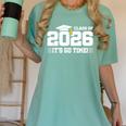 Class Of 2026 2026 School Year Class Of 2026 Graduation Women's Comfort Colors T-Shirt Chalky Mint