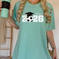Class Of 2026 Senior 2026 Soccer High School Graduation Women's Comfort Colors T-Shirt Chalky Mint