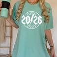 Class Of 2026 Twenty 26 Classic Rock Graduation Senior 2026 Women's Comfort Colors T-Shirt Chalky Mint
